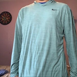 Nike Light green/Turquoise Dri-Fit Long sleeve